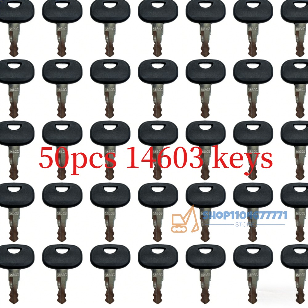 Heavy Equipment Key Set - 50 Pieces 14603 Key for WACKER
