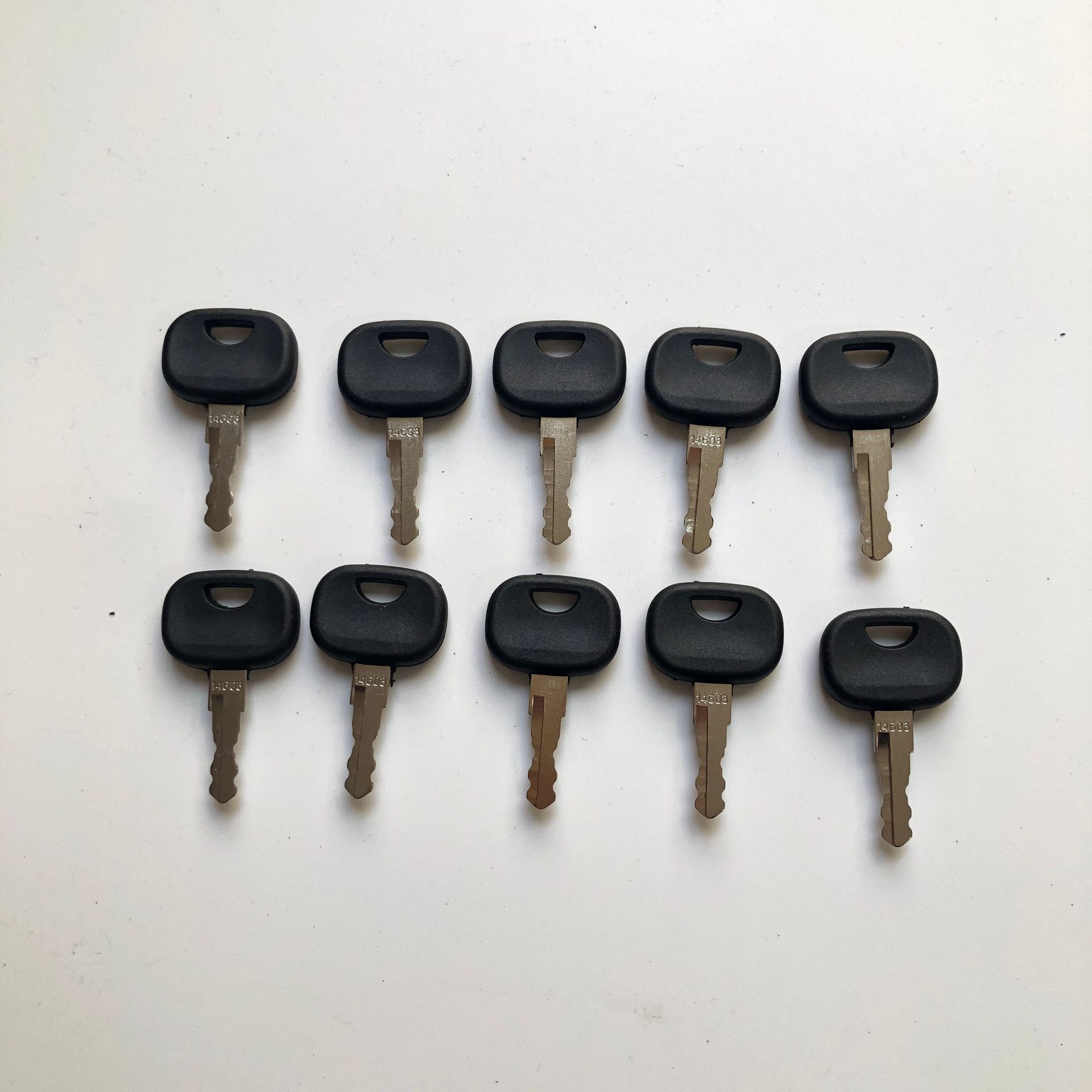 Heavy Equipment Key Set - 10PCS 14603 Key for JCB Bomag