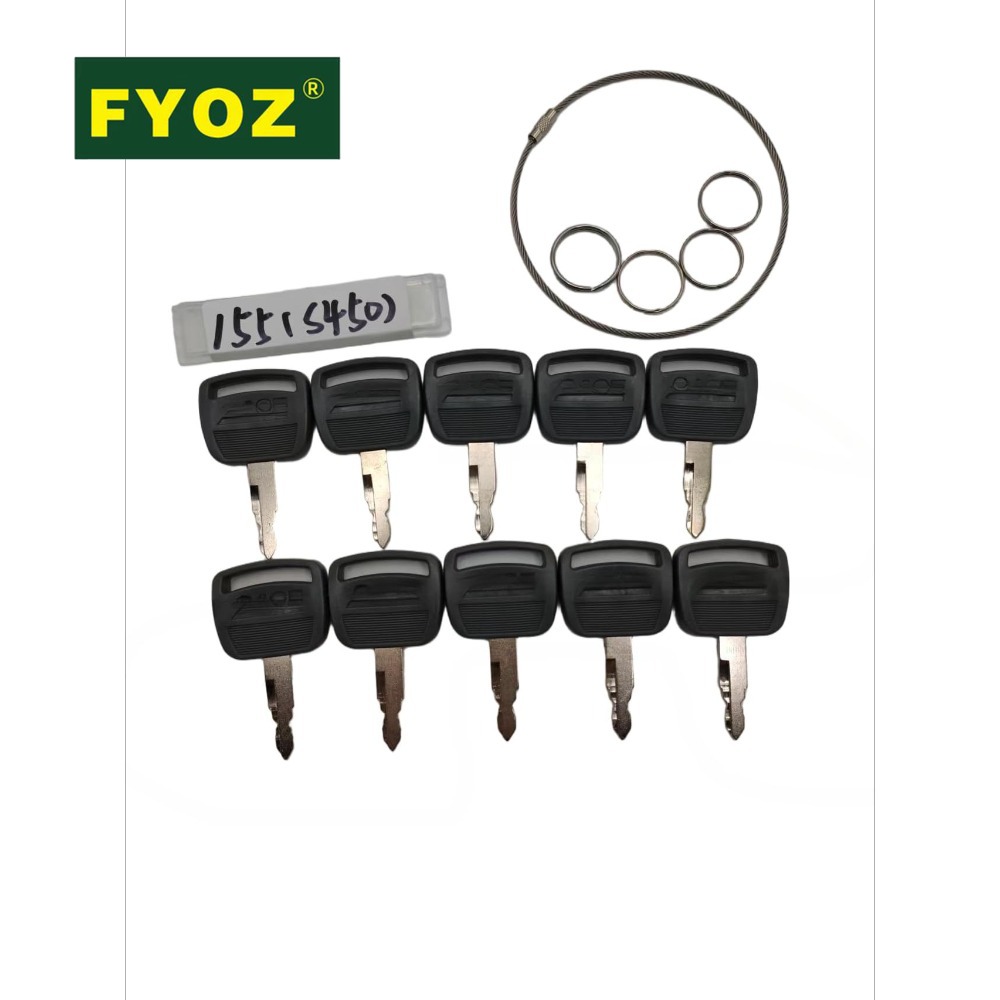 10pcs Excavator Keys S450 For  - Heavy Equipment Key Set ulasan dan harga