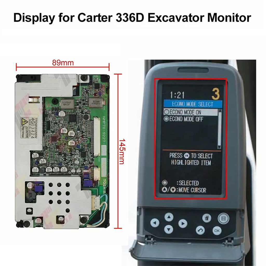 Display For Carter E320 323 33 - Heavy Equipment Hitachi ulasan dan harga