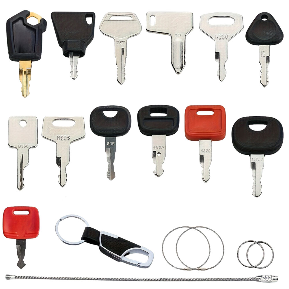 13PCS Ignition Key Set For Con - Heavy Equipment Key Set ulasan dan harga