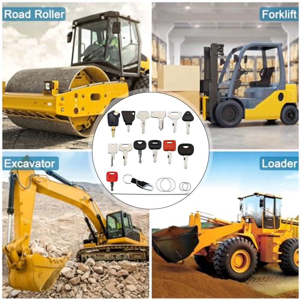 13PCS Ignition Key Set For Con - Heavy Equipment Key Set ulasan dan harga