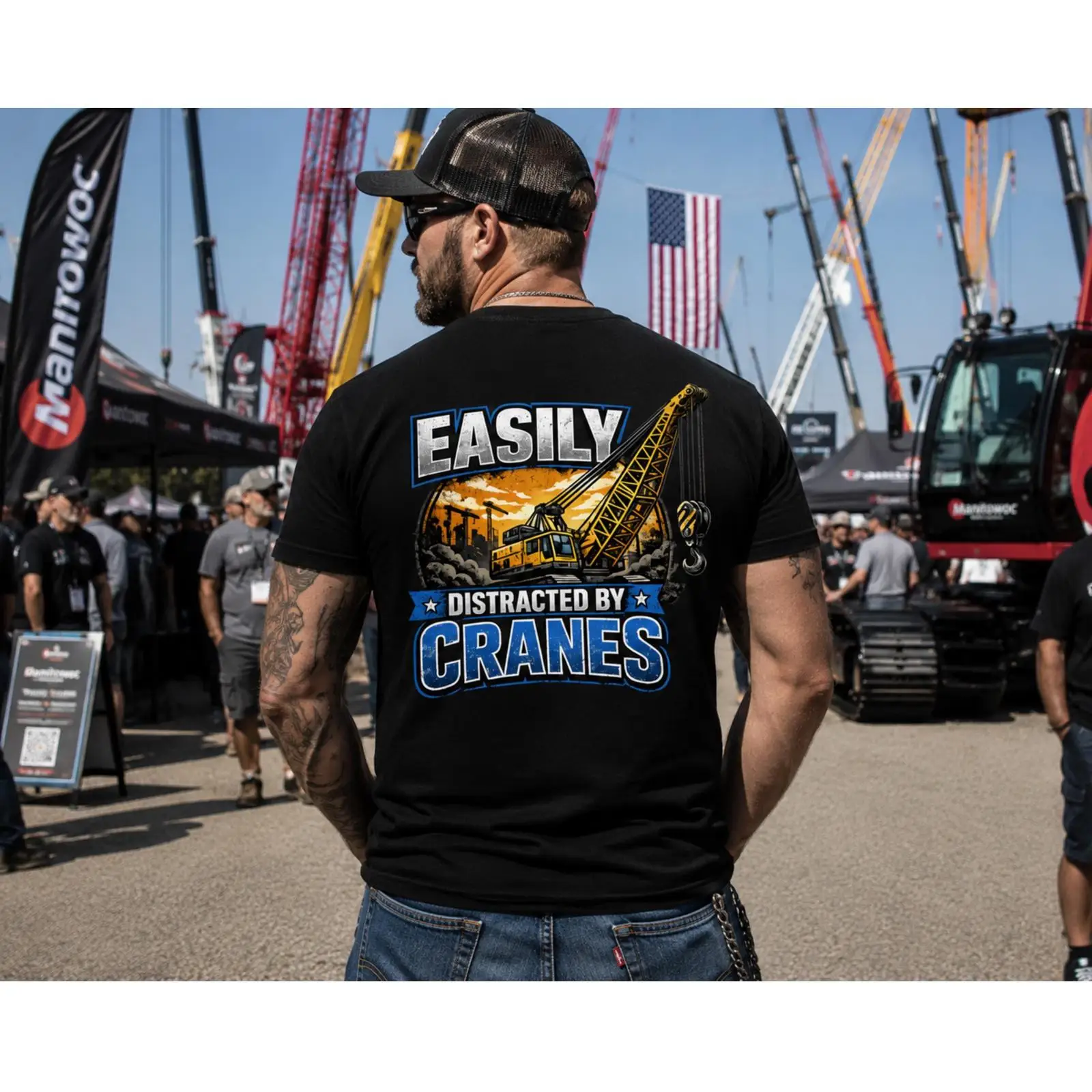 Easily Distracted By Cranes Fu - Heavy Equipment Union ulasan dan harga