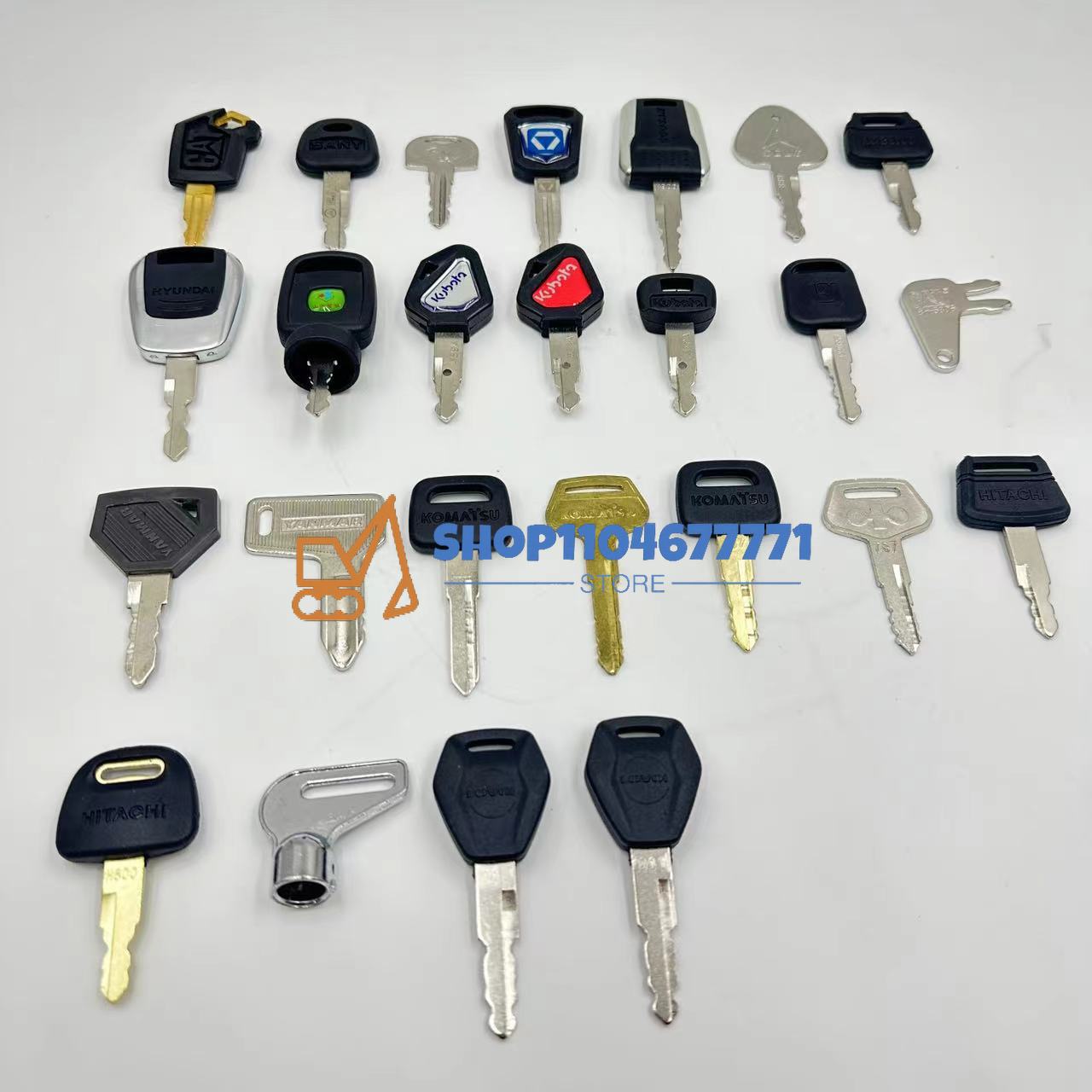 25pcs Excavator Keys for Cat f - Heavy Equipment Key Set ulasan dan harga