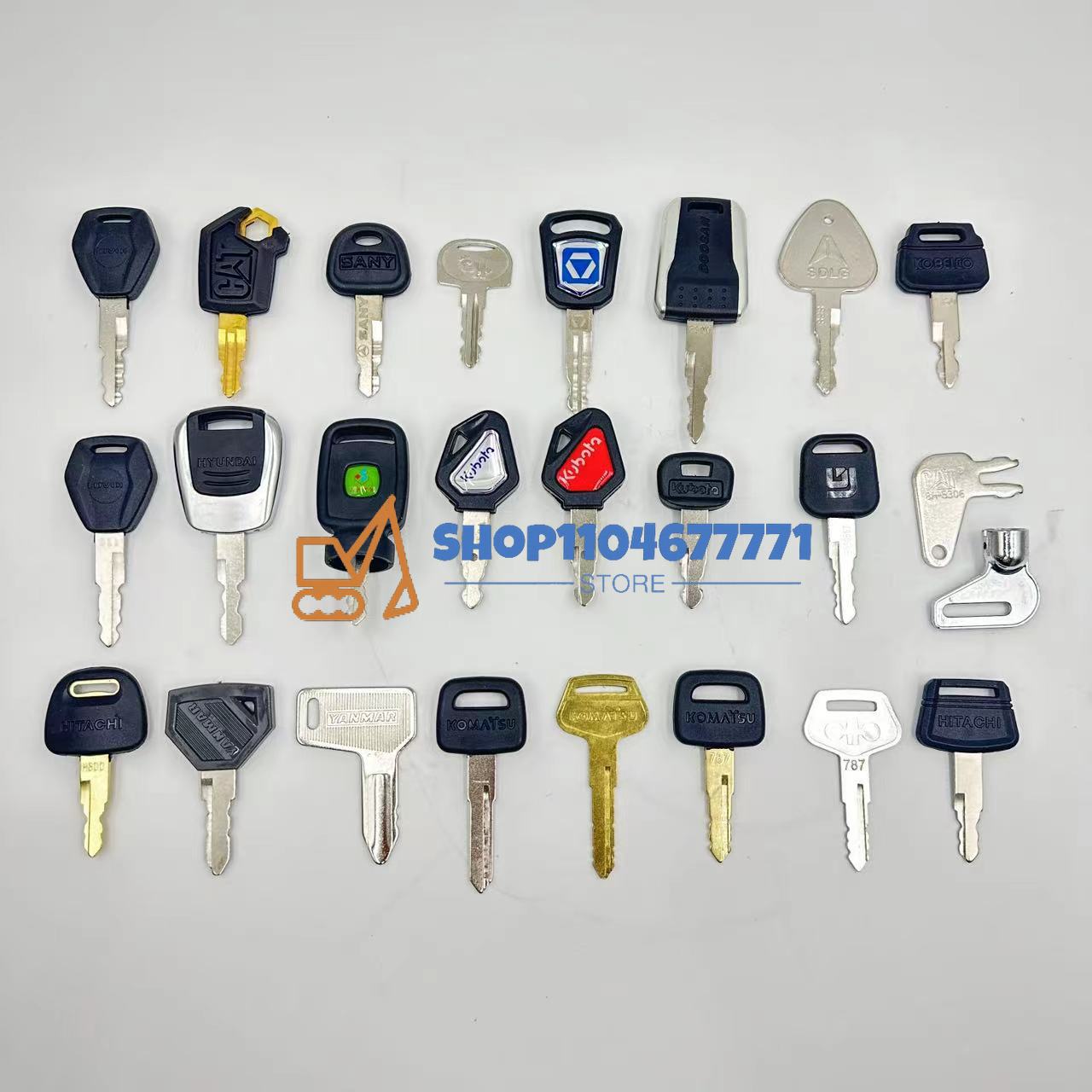 25pcs Excavator Keys for Cat f - Heavy Equipment Key Set ulasan dan harga