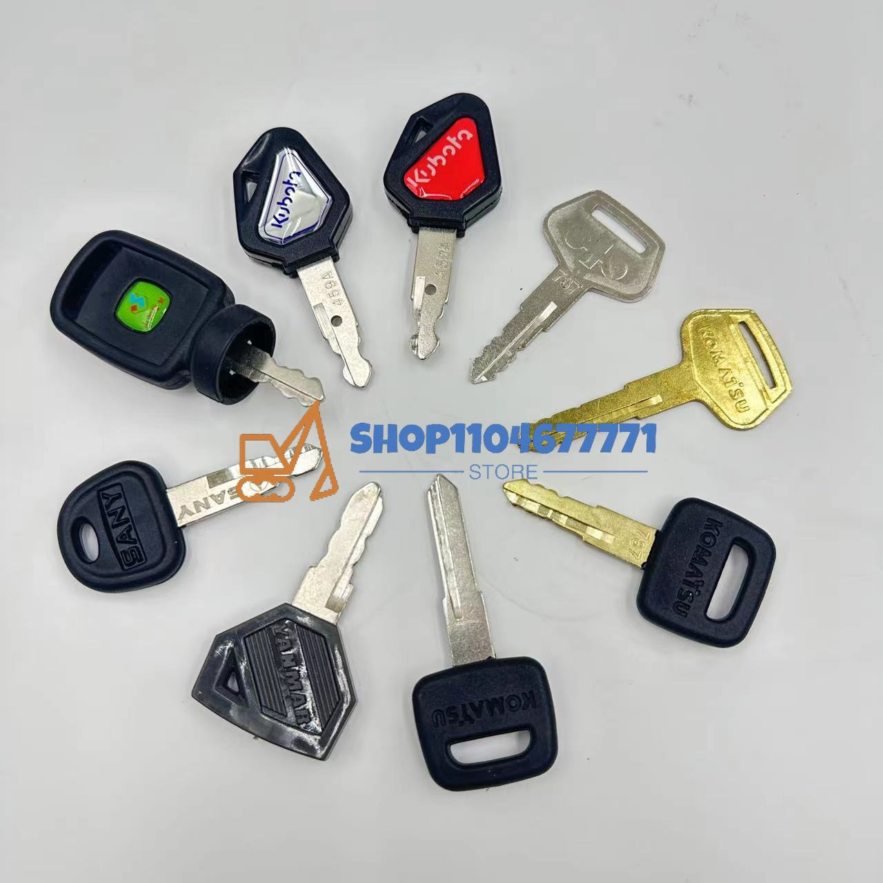 25pcs Excavator Keys for Cat f - Heavy Equipment Key Set ulasan dan harga