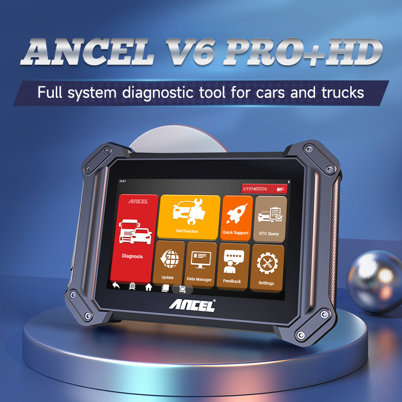 ANCEL V6 Pro+HD Heavy Duty Tru - Heavy Equipment Diagnostic Software ulasan dan harga