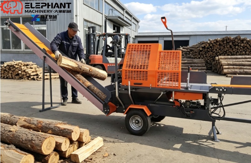 45T Firewood Processor PTO Hyd - Heavy Equipment Processor ulasan dan harga