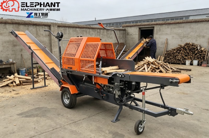 45T Firewood Processor PTO Hyd - Heavy Equipment Processor ulasan dan harga