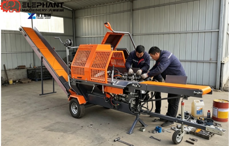 45T Firewood Processor PTO Hyd - Heavy Equipment Processor ulasan dan harga