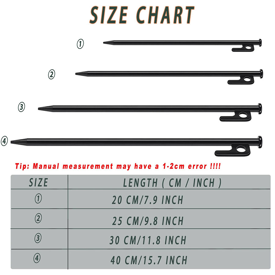 Camping Tent Pegs Ground Nails - Heavy Equipment Spare Parts ulasan dan harga