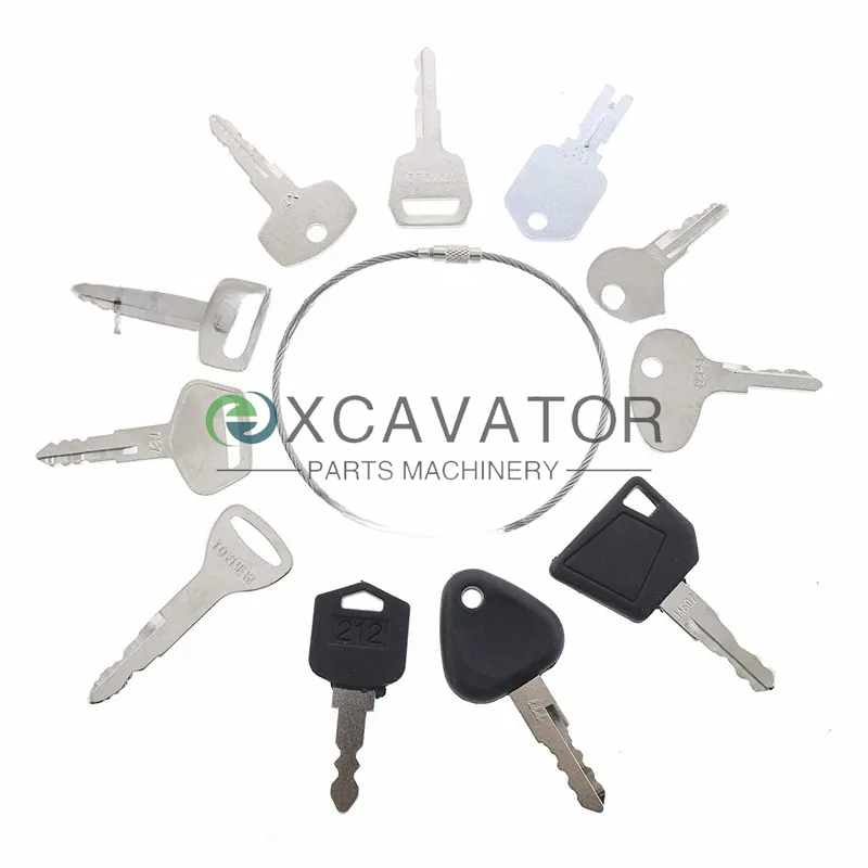 11 Keys Forklift Key Set for Y - Heavy Equipment Key Set ulasan dan harga