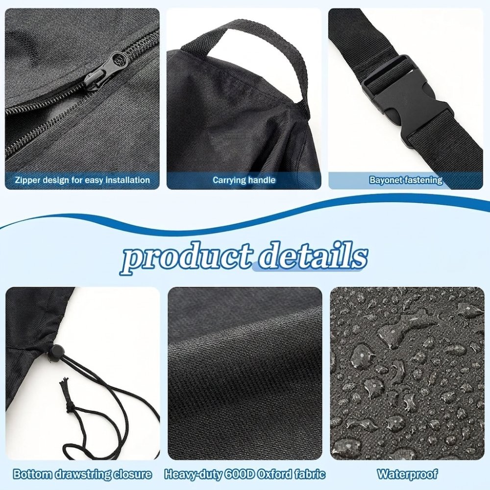 Waterproof Trampoline Protecti - Heavy Equipment Yard ulasan dan harga