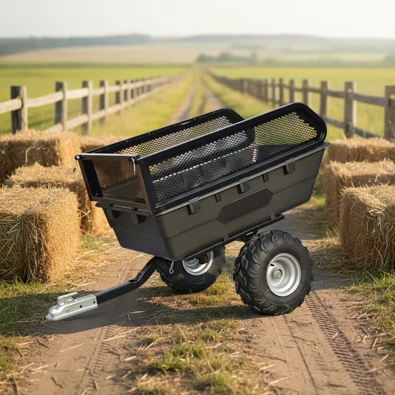 for ATV Quad Bike Dump Cart Ga - Heavy Equipment Hauler ulasan dan harga