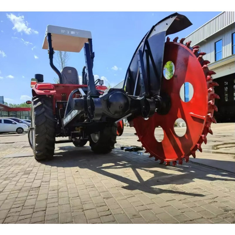 PTO Driven Disc Trencher for T - Heavy Equipment Trencher ulasan dan harga
