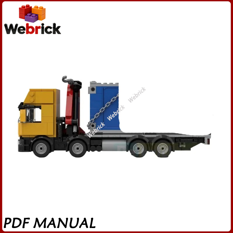 8x4 Heavy Duty Crane Truck MOC - Heavy Equipment Engineering ulasan dan harga