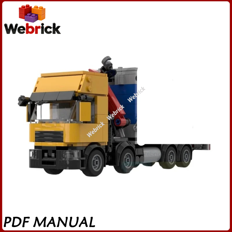 8x4 Heavy Duty Crane Truck MOC - Heavy Equipment Engineering ulasan dan harga