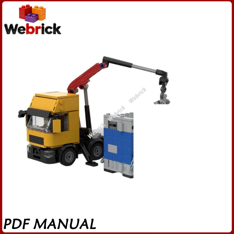 8x4 Heavy Duty Crane Truck MOC - Heavy Equipment Engineering ulasan dan harga