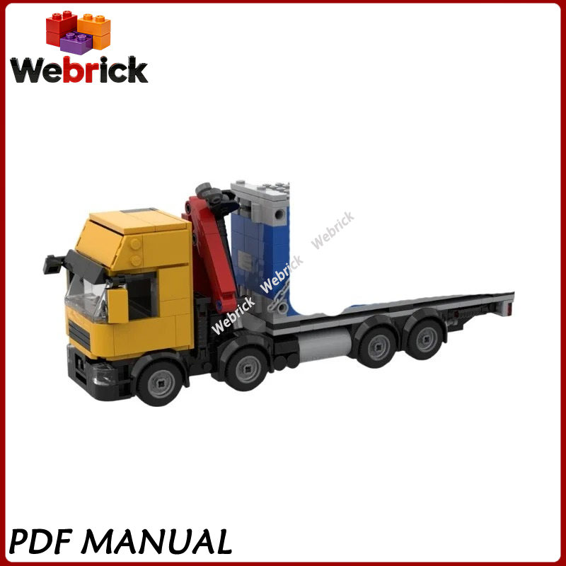 8x4 Heavy Duty Crane Truck MOC - Heavy Equipment Engineering ulasan dan harga